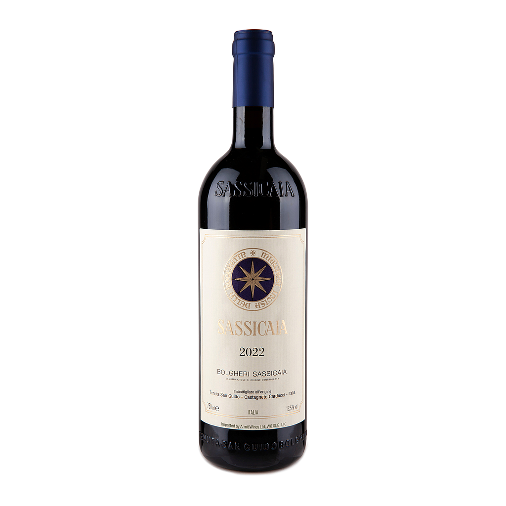 VINO TENUTA SAN GUIDO BOLGHERI SASSICAIA 2022 750 ML